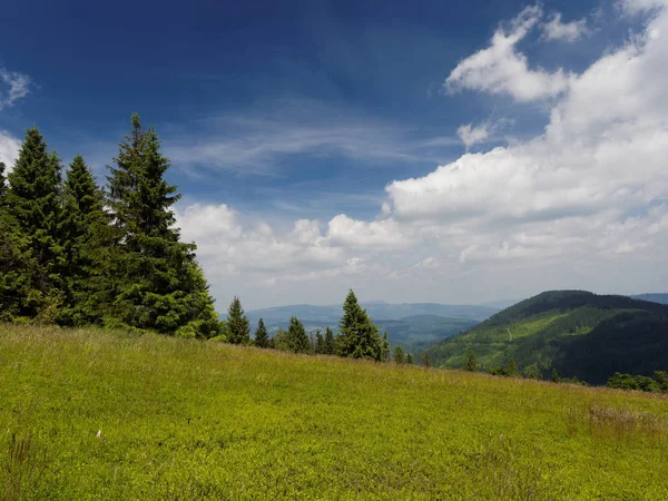 Lengyel Beskidy mountains Stock Kép