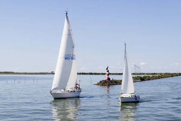 Yttre hamnen i Enkhuizen — Stockfoto