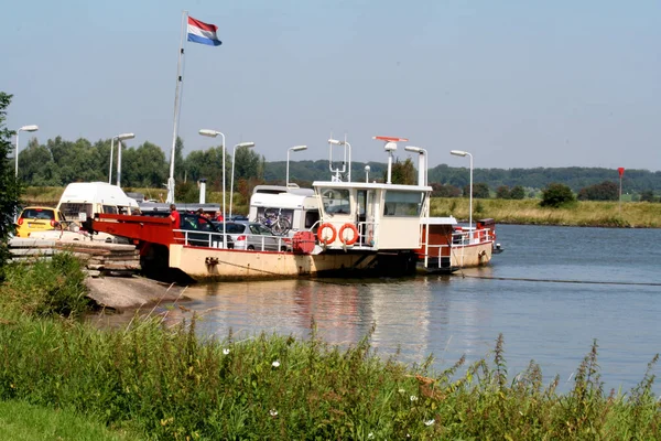 River Nederrijn in the provice Utrecht — Stock Photo, Image