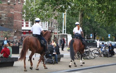 Monte policein Amsterdam