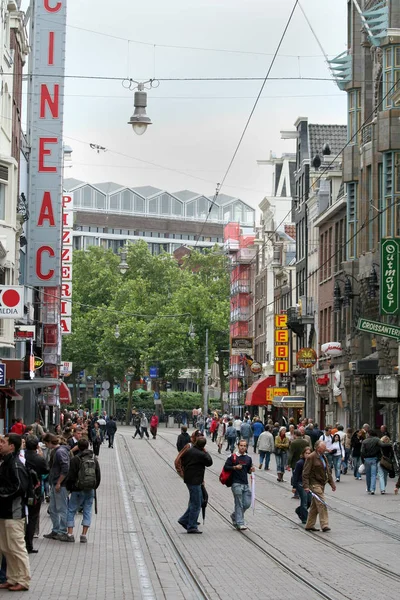 アムステルダムのDamstraat — ストック写真