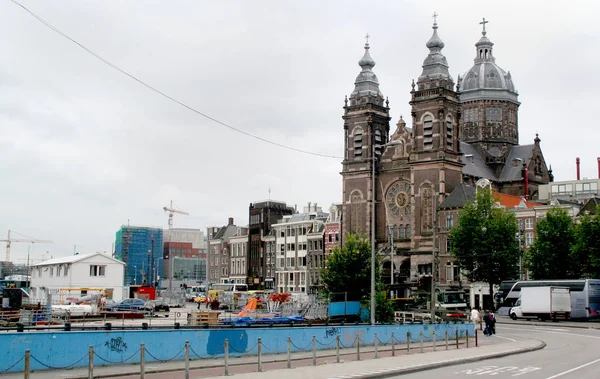 Saint Nicholas church in Amsterdam — Stock Photo, Image