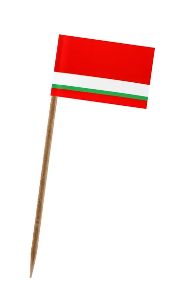 Piccola bandiera di carta — Foto Stock