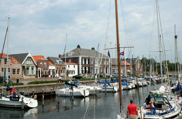 Marina in centre of town — Stock Photo, Image