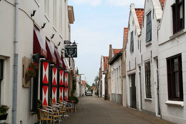 Streetview of historic town — Stock Photo, Image