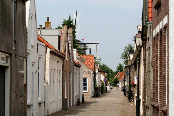 Streetview van de historische stad — Stockfoto