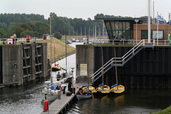 Sluice per l'ingresso al porto — Foto Stock