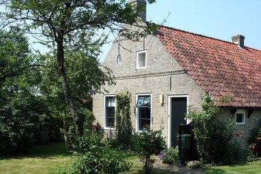 Ameland Adası üzerinde Buren Köyü