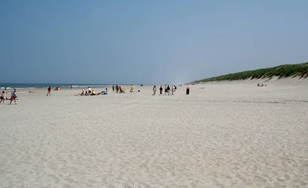 Beach life of village Buren — Stock Photo, Image