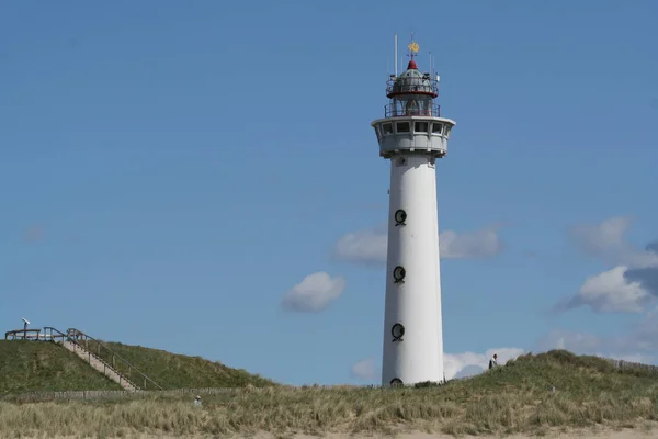 Egmond aan Zee deniz feneri — Stok fotoğraf