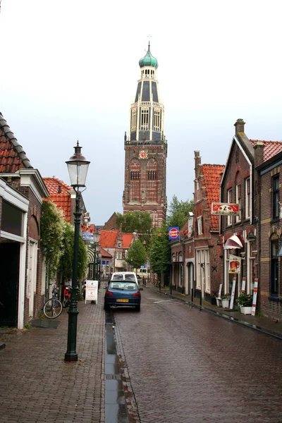 Streetview van de stad van Enkhuizen, — Stockfoto
