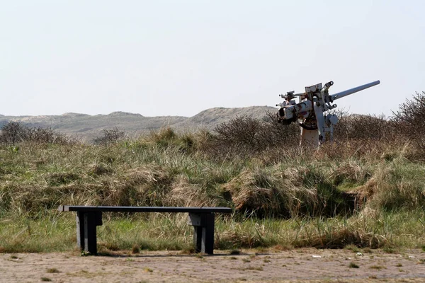 Armi alla fortezza Kijkduin a Huisduinen — Foto Stock