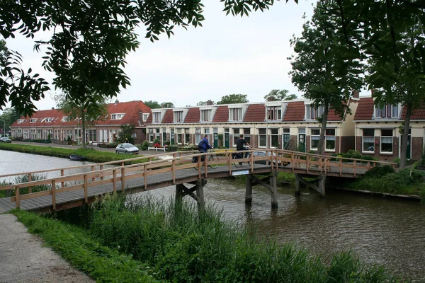 Canal em Franeker — Fotografia de Stock