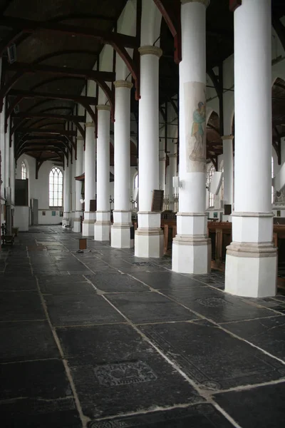 Интерьер церкви Франекер Мартини — стоковое фото