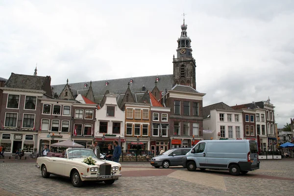 Huwelijk in Gouda — Stockfoto