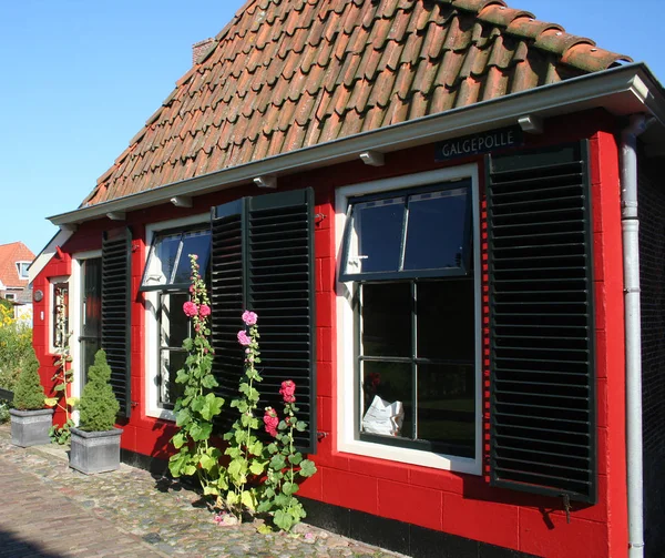 De Friese stad van Hindeloopen — Stockfoto