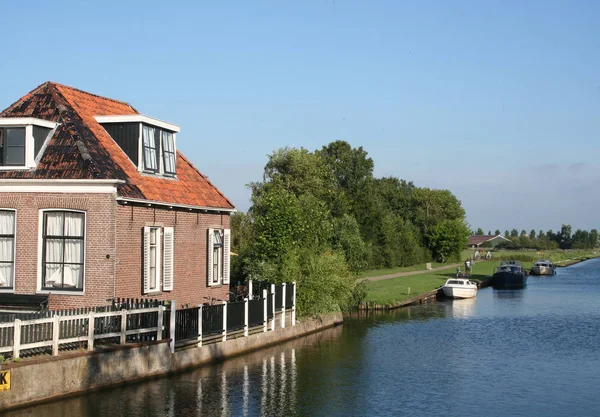 La ciudad frisona de Hindeloopen — Foto de Stock