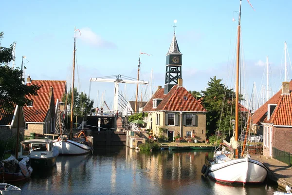 De Friese stad van Hindeloopen — Stockfoto