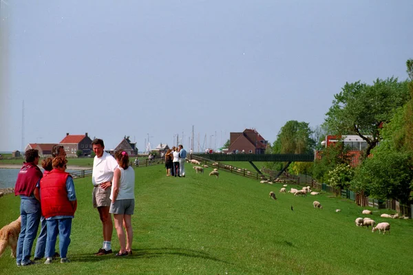 Den frisiska staden Hindeloopen — Stockfoto