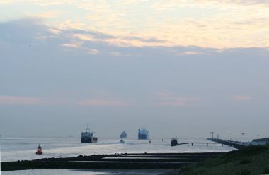 Yeni suyolu Nieuwe Waterweg) dışarı yelken