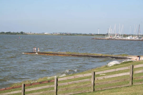 Die friesische Stadt hindeloopen — Stockfoto