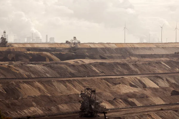 Brown Coal mine in Germany — Stock Photo, Image