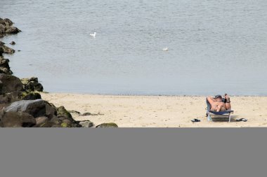 Brouwersdam, Delta inşaat yedinci yapısı eğlenceye Beach.