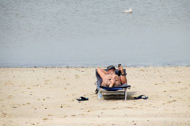 Brouwersdam, Delta inşaat yedinci yapısı eğlenceye Beach.