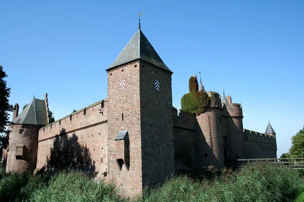Doornenbrg kastély Gelderlandban — Stock Fotó