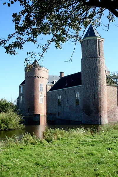 Castle Westhove i Walcheren — Stockfoto