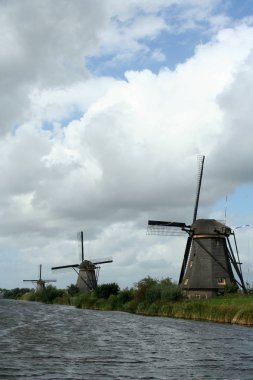 Doğal Hollanda yel değirmenleri