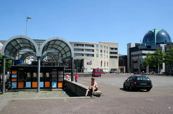 Plaza Wilhelmina de Leeuwarden —  Fotos de Stock