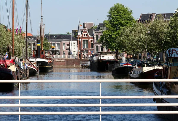 Leeuwarden het nieuwe kanaal — Stockfoto