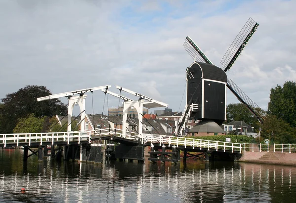 A cidade holandesa de Leiden — Fotografia de Stock