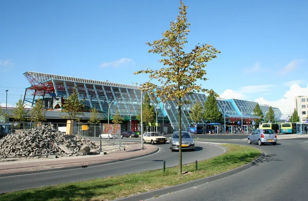 NS Trainstation w Lelystad — Zdjęcie stockowe