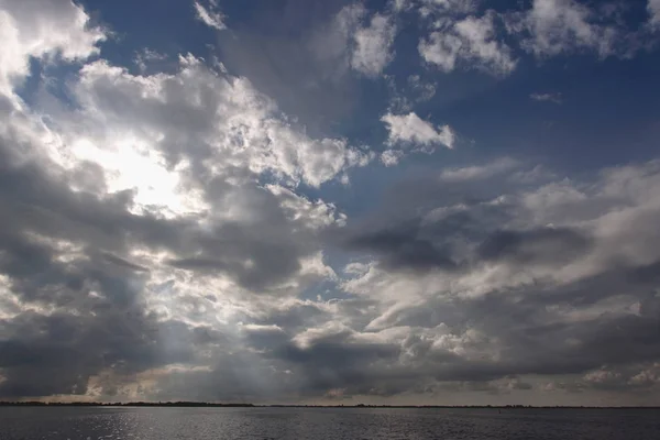 Skyline văzut de la Marken Volendam — Fotografie, imagine de stoc