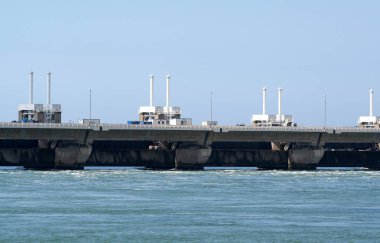  Doğu Scheldt fırtına dalgası bariyer Delta inşaat içinde en uzun Barajı
