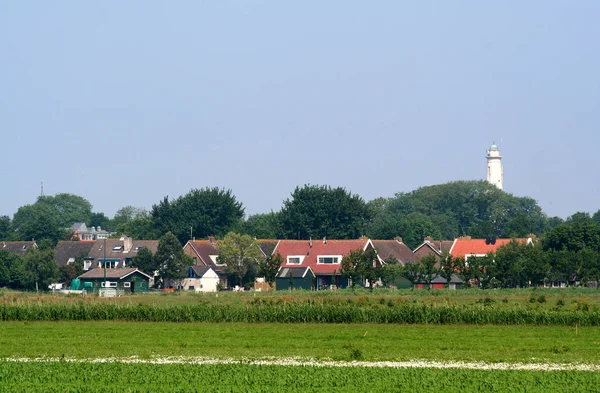 Landscape of the isle of Schiermonnikoog — Stock Photo, Image