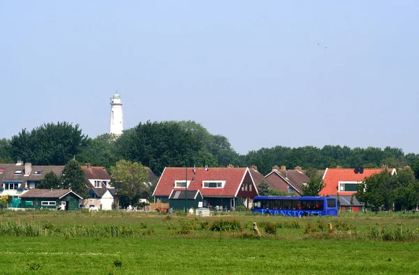 Schiermonnikoog 岛景观 — 图库照片