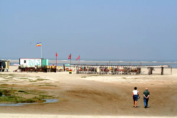 Beachlife on the isle of Schiermonnikoog — Stock Photo, Image