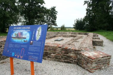 Schokland eski kilise temeli