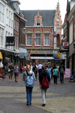 Şehir Manzaralı Sneek merkezinde