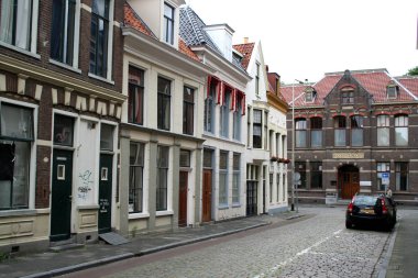 Günlük yaşam ve şehir manzaralı Groningen