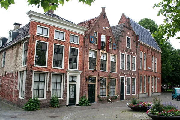 Vida diária e vista da cidade em Groningen — Fotografia de Stock