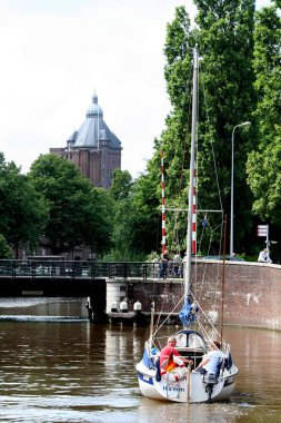 Günlük yaşam ve şehir manzaralı Groningen