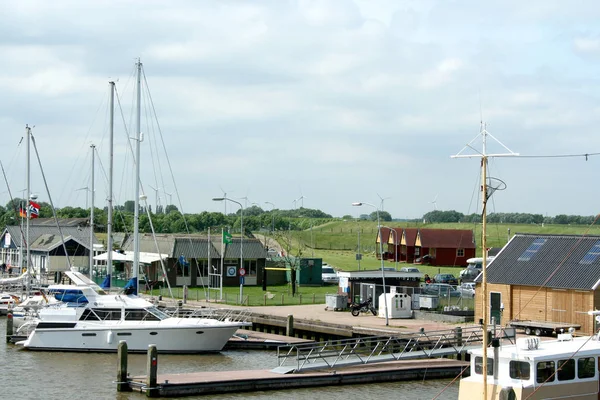 El puerto de Termunterzijl — Foto de Stock