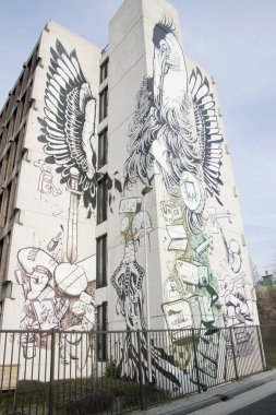 Boyalı duvar, sokak sanatı ifade