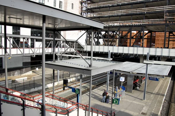 Construction d'un nouveau centre commercial anex gare, appelé Maankwartier — Photo