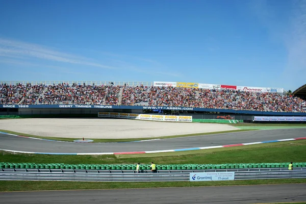 Panoramich vista sobre o circuito TT em Assen — Fotografia de Stock