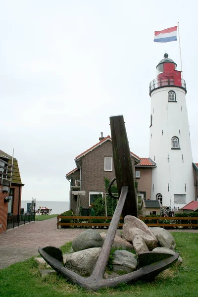 Нідерландах Флеволанд Urk Червень 2017 Маяк Urk — стокове фото